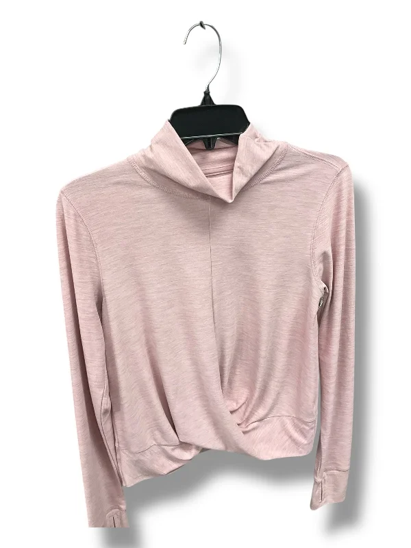 Athletic Top Long Sleeve Collar By Old Navy In Pink, Size: S Dynamic Men's Glow