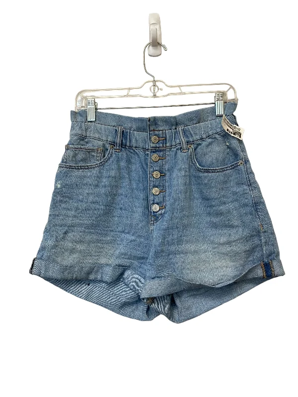 Blue Denim Shorts Express, Size M Refined Men's Classic 