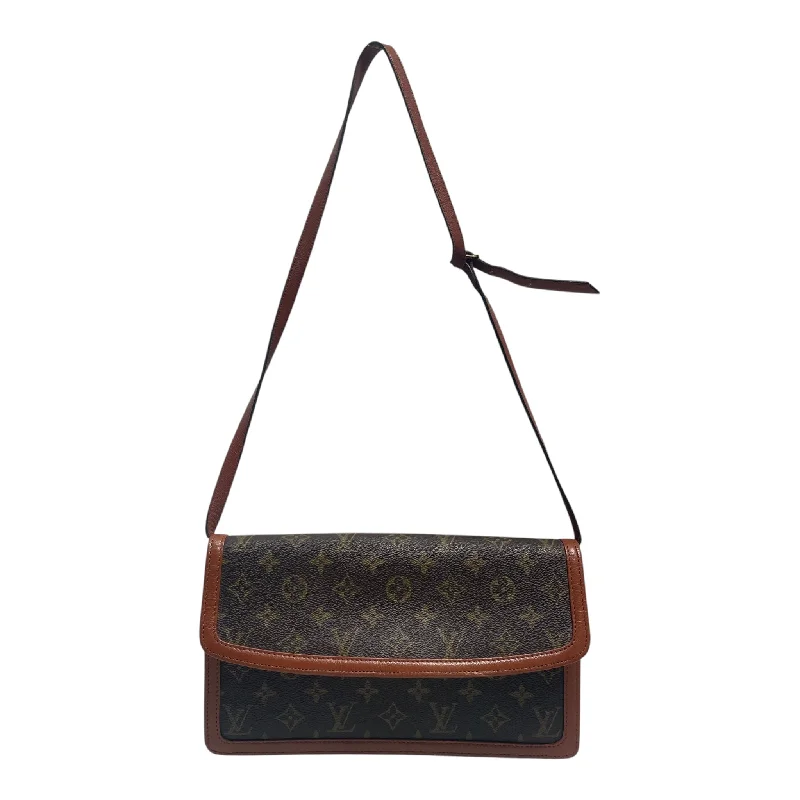 LOUIS VUITTON/Cross Body Bag/Monogram/Leather/BRW/Clasp Broken (Long Purse) Dynamic Men's Moto