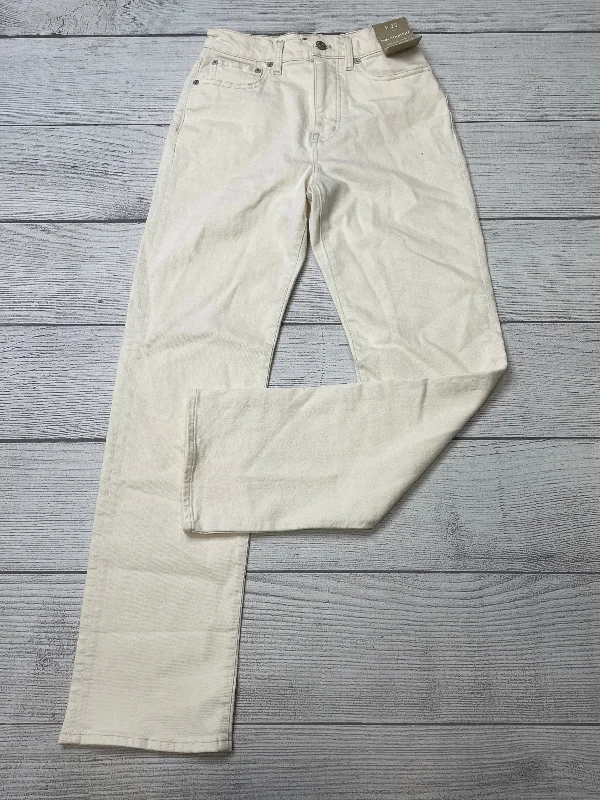 Cream Jeans Wide Leg Madewell, Size 0 Casual Men's Short