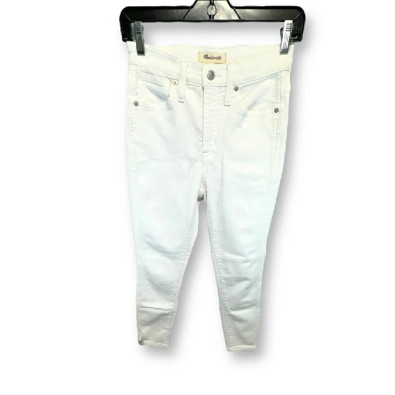 White Jeans Skinny Madewell, Size 0 Masculine Men's 