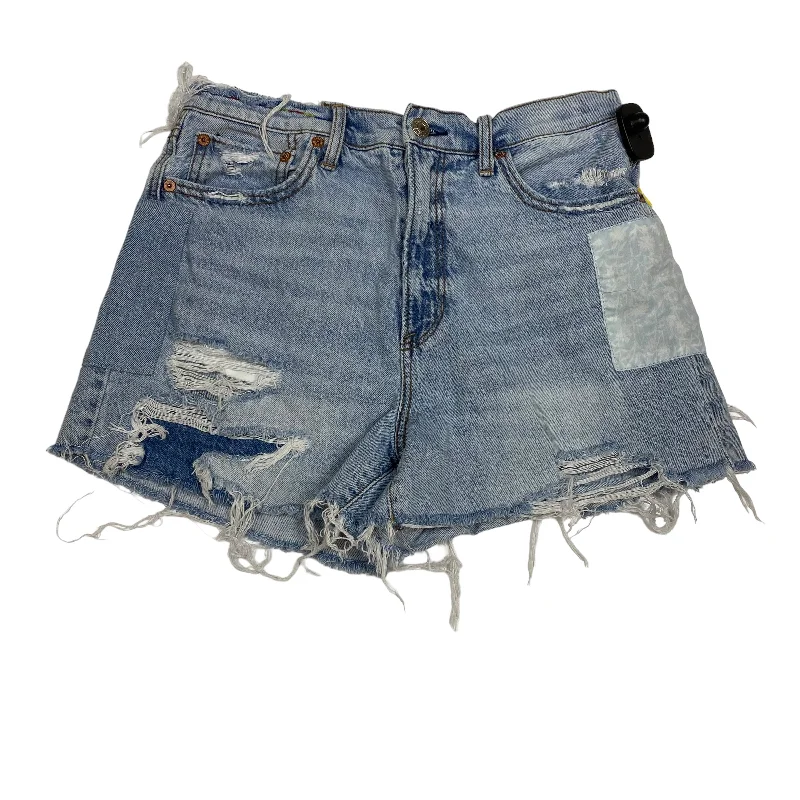 Blue Denim Shorts American Eagle, Size 8 Casual Men's Japanese 