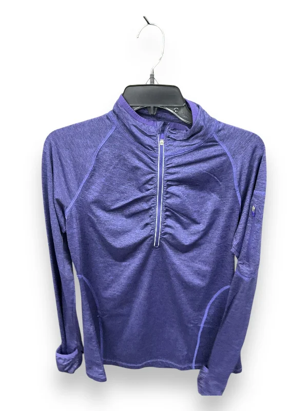 Athletic Top Long Sleeve Collar By Kirkland In Purple, Size: M Tough Men's Tactical