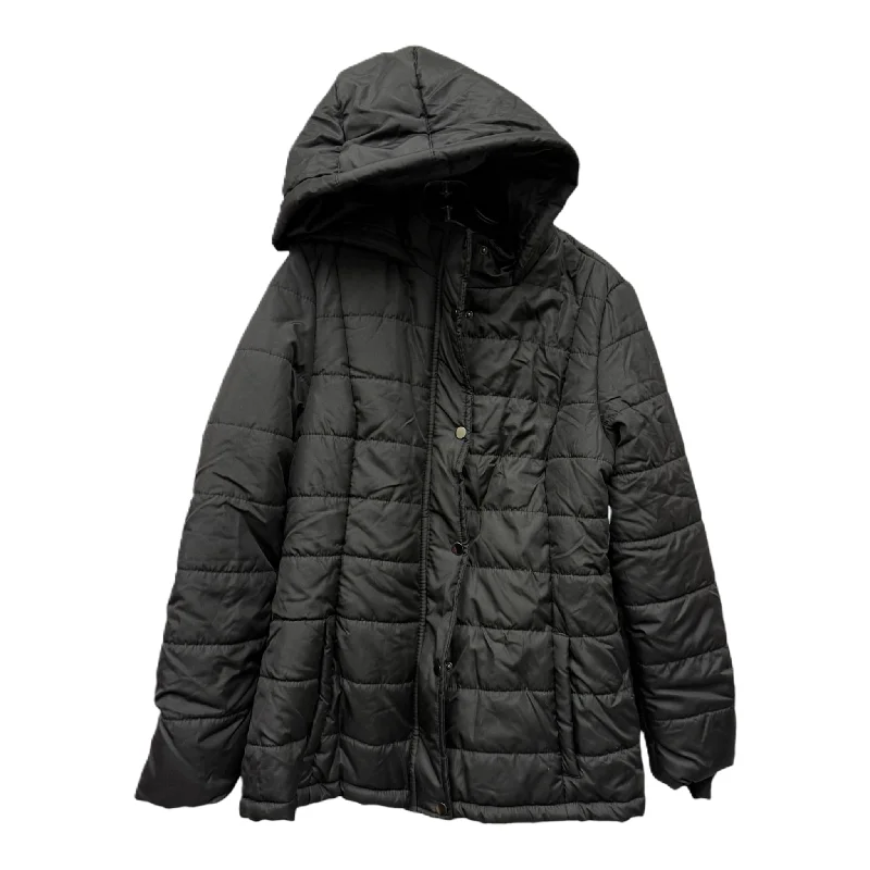 Coat Puffer & Quilted By Rampage In Black, Size: L Casual Men's Loose