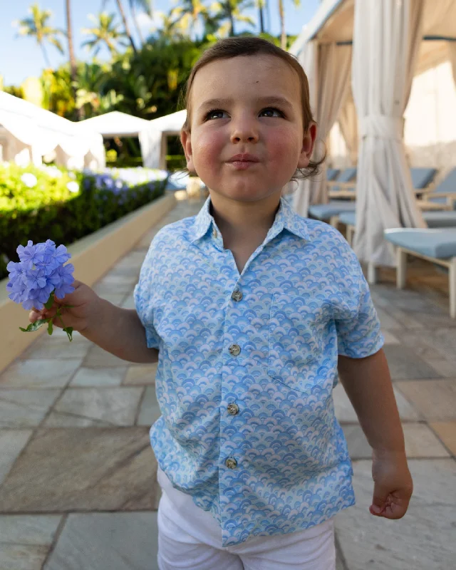 The Anguilla - Mini - Boys Hawaiian Shirt Dynamic Men's High