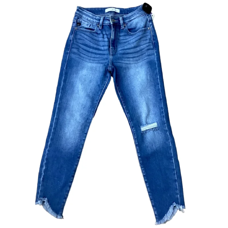 Blue Denim Jeans Skinny Kancan, Size 2 Edgy Men's Punk