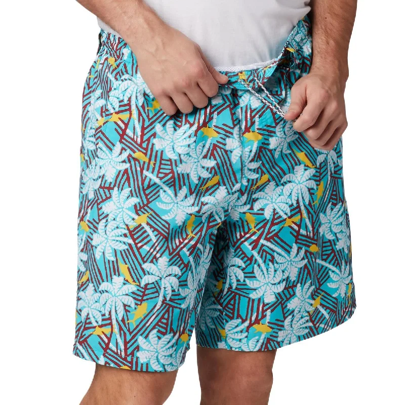 Columbia Mens Printed Performance Swim Shorts Beach