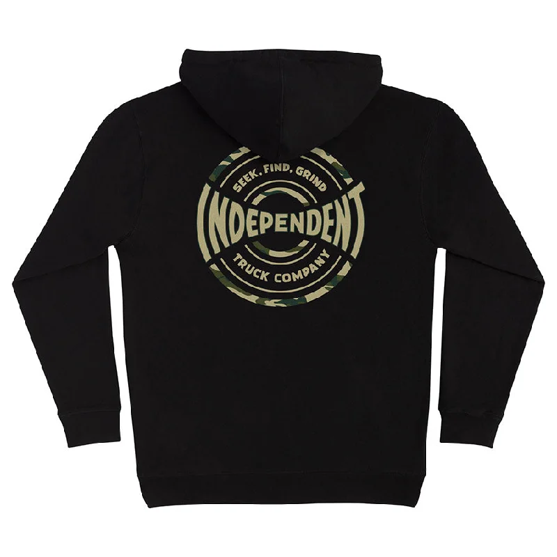 Independent SFG Concealed Pullover Hoodie - Black Hip Men's Urban