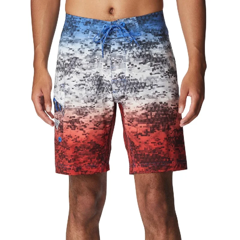 Columbia Sportswear Mens Offshore 9" Board Shorts Printed  Swim Trunks Earthy Men's Sustainable 