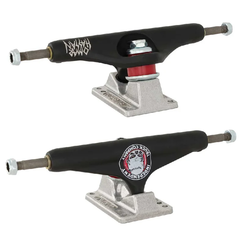 Independent Stage 11 Pro Omar Hassan Black Silver Standard Skateboard Trucks Relaxed Men's Beach