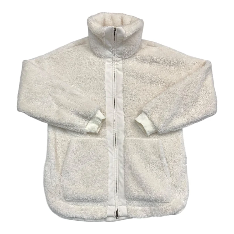 Coat Faux Fur & Sherpa By Z Supply In Cream, Size:S Unique Men's Patch