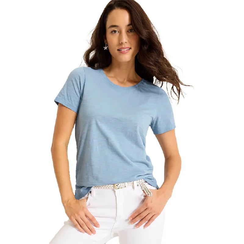 Tommy Bahama Women's Indigo Palms Pigment Dyed T-Shirt - Canyon Sky Adventure