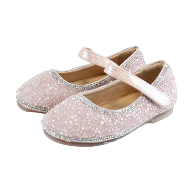 Pink Sparkle Flat Preppy Men's College