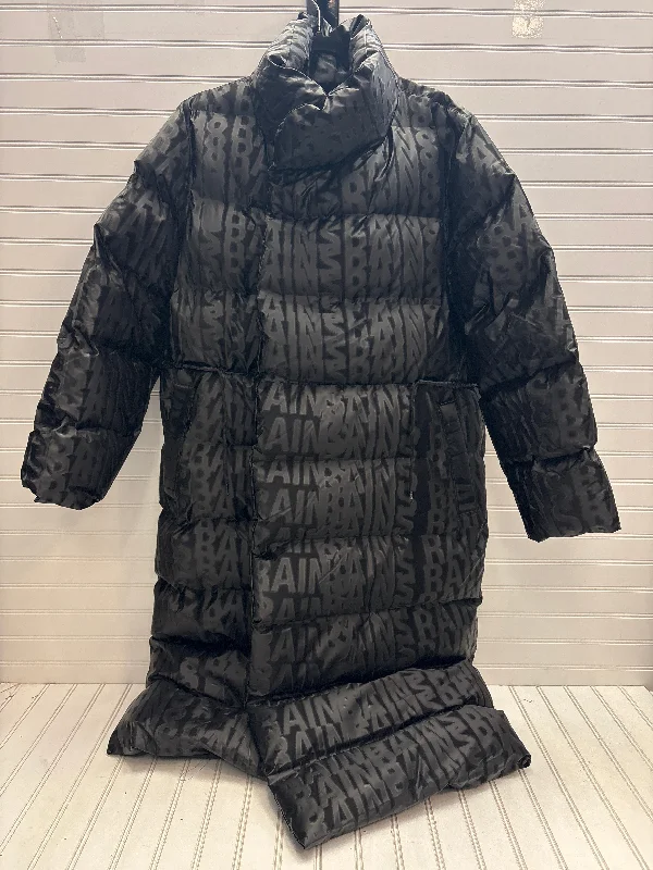 Coat Puffer & Quilted By Rains In Black, Size: S Cclassic Men's Tweed