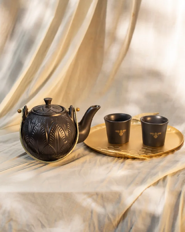 Moor Teapot & Teacup Set Beach