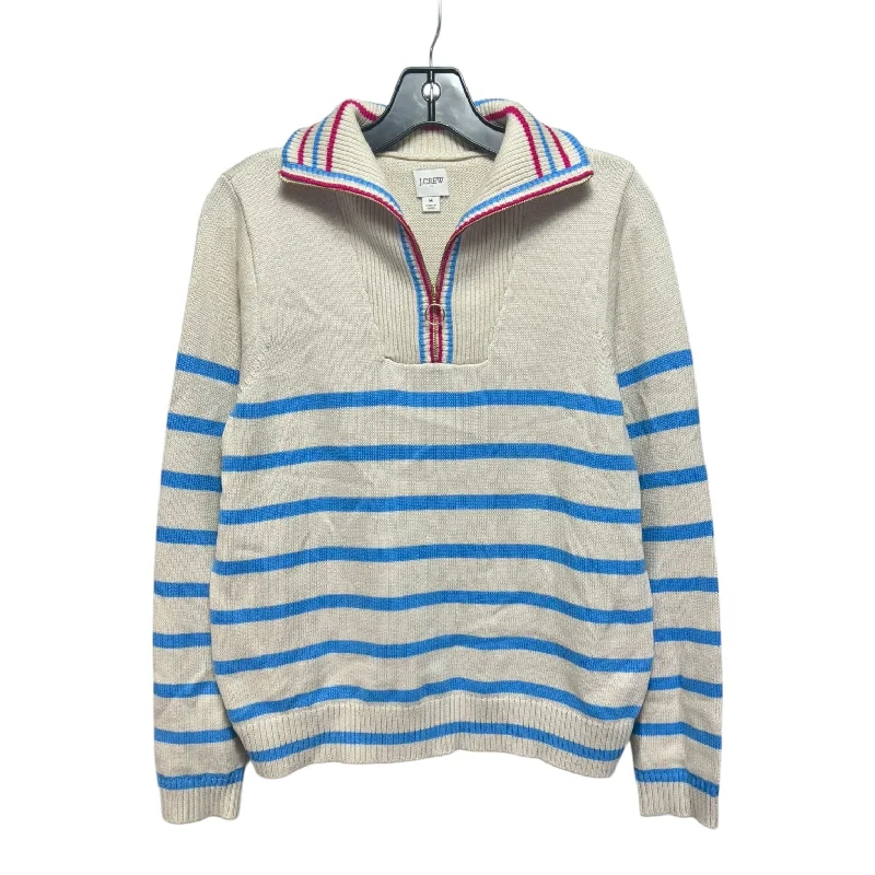 Sweater By J. Crew In Striped Pattern, Size: M Monochromatic All