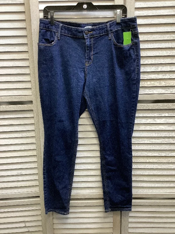 Blue Denim Jeans Skinny Old Navy, Size 14 Dapper Men's 1920S