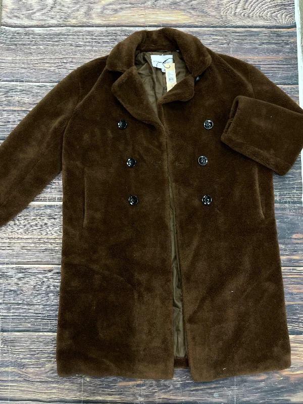 Coat Faux Fur & Sherpa By Rebecca Minkoff In Brown, Size: L Confident Men's High