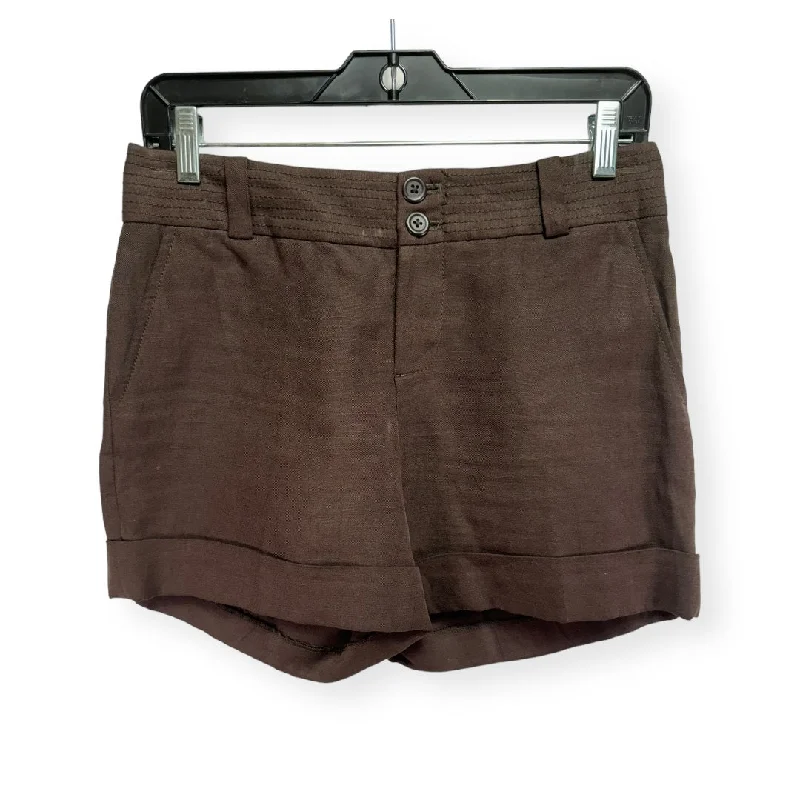 Linen & Silk Brown Shorts Banana Republic, Size 2 Dynamic Men's Glow