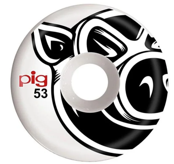 Pig 101a Head C Line 53mm Skateboard Wheels Hip Men's Retro