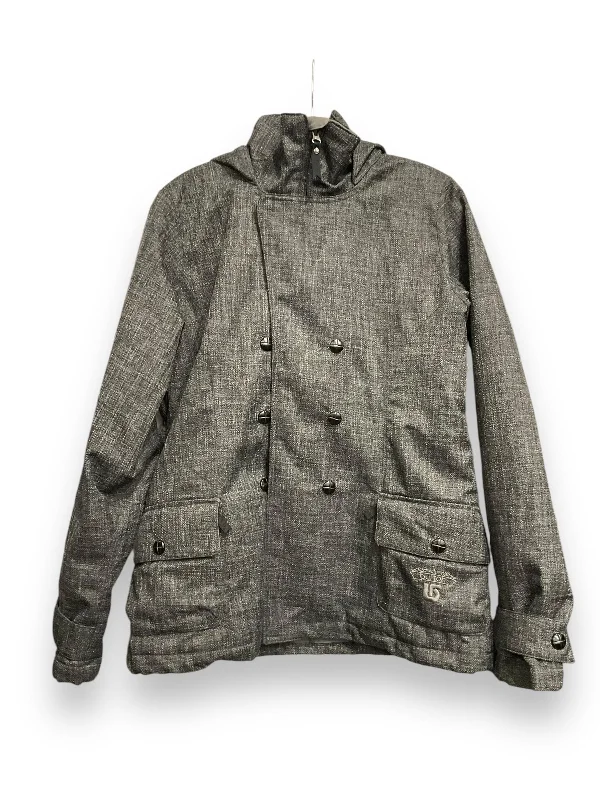 Coat Other By Burton In Grey, Size: L Unique Men's Upcycled