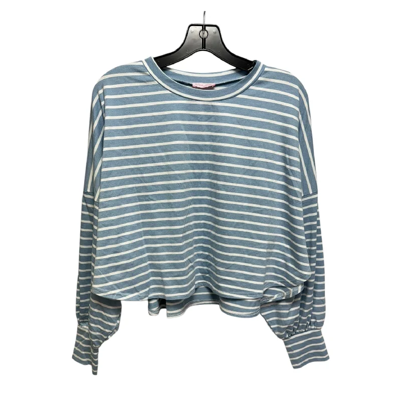 Top Long Sleeve By Pink Lily In Striped Pattern, Size: S Street