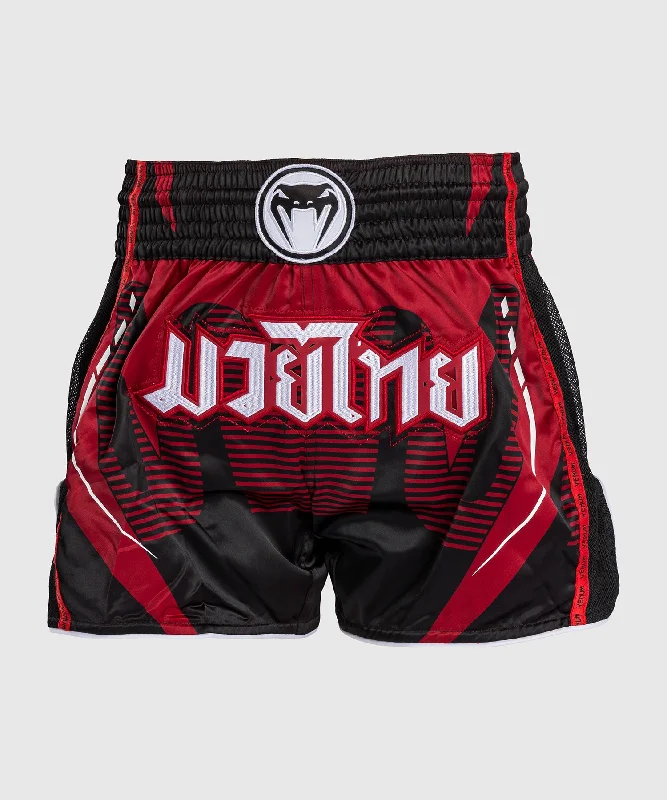 Venum Adrenaline Muay Thai Shorts - Red Sleek Men's Metallic