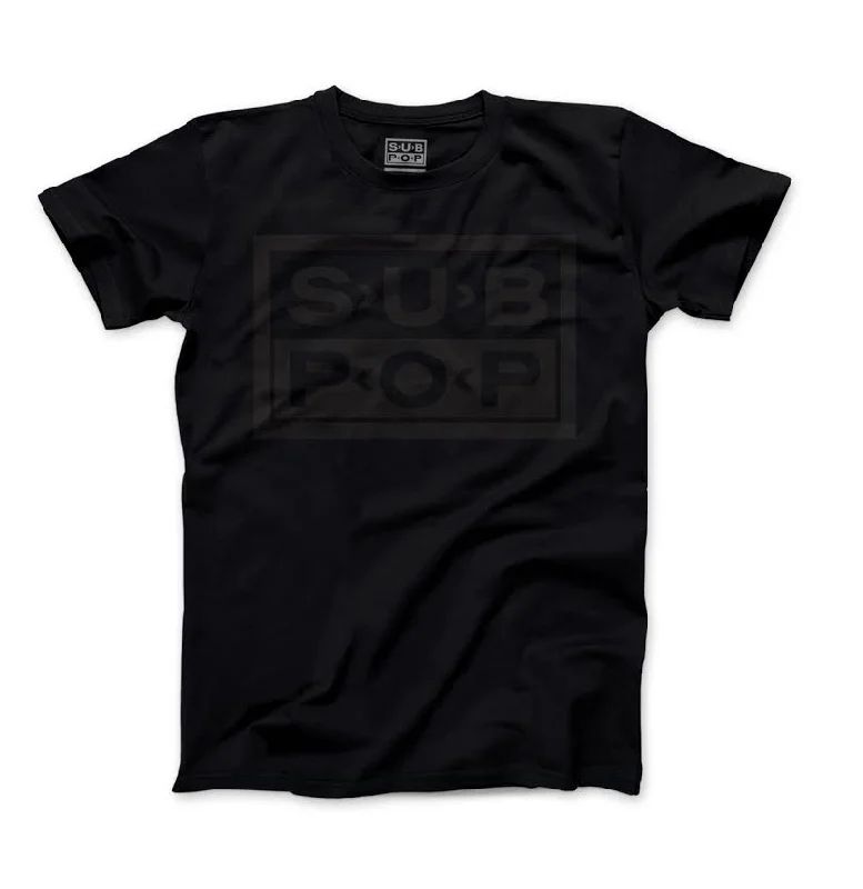 Logo Black w/Black T-shirt Sleek Men's Metallic