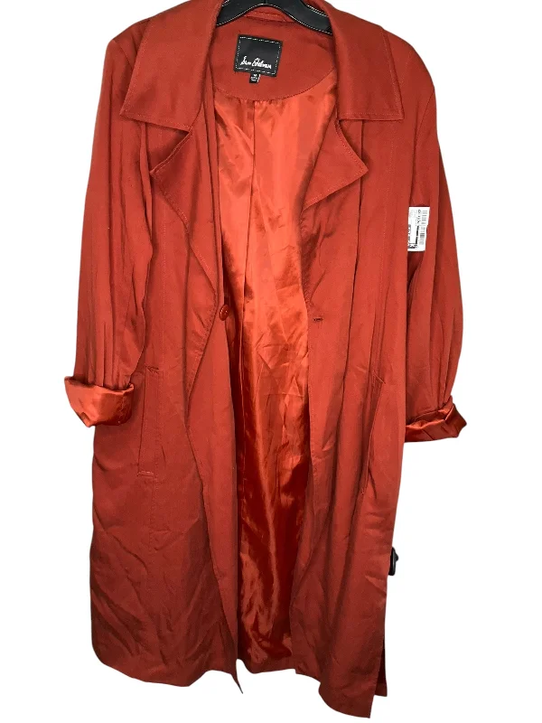 Coat Peacoat By Sam Edelman In Orange, Size: M Hip Men's Urban