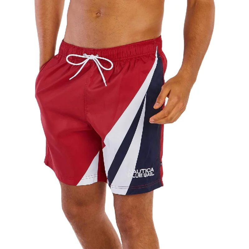 Nautica Mens Logo Beachwear Swim Trunks Casual Men's Japanese 