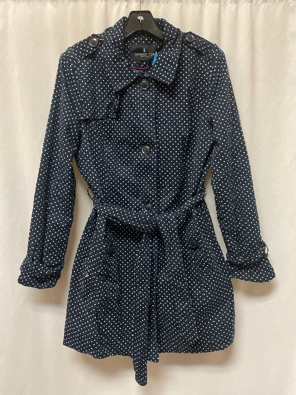 Coat Other By London Fog In Navy, Size: M Laid