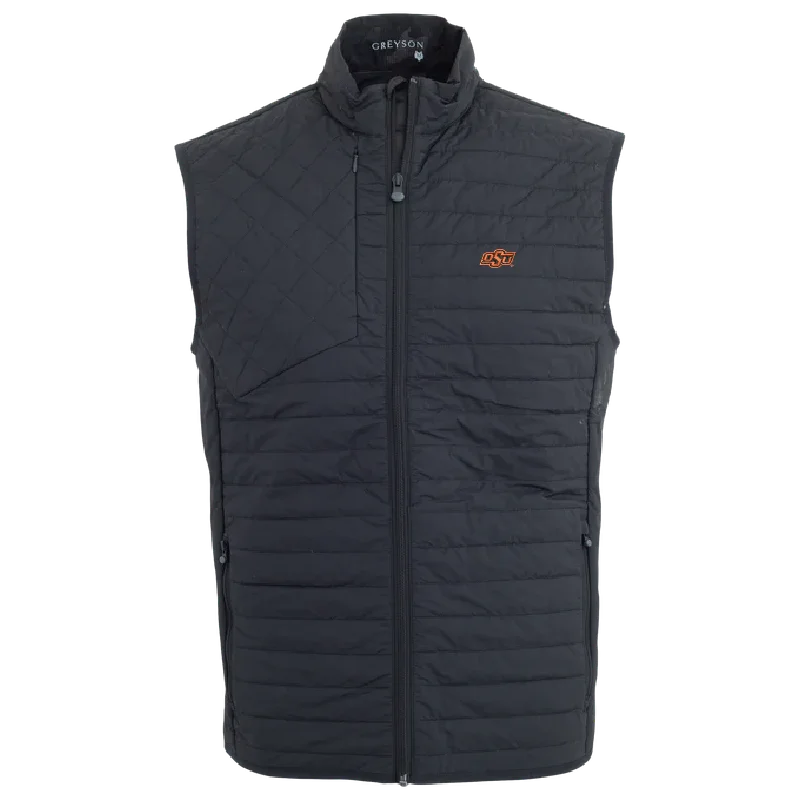 Oklahoma State Pistol Pete Yukon Ultralight Hybrid Vest Casual Men's Loose