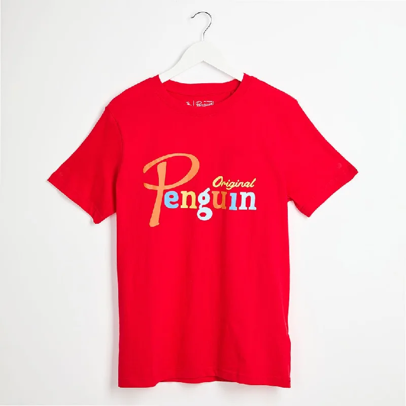 Mens Penguin T-shirt Relaxed Men's Beach