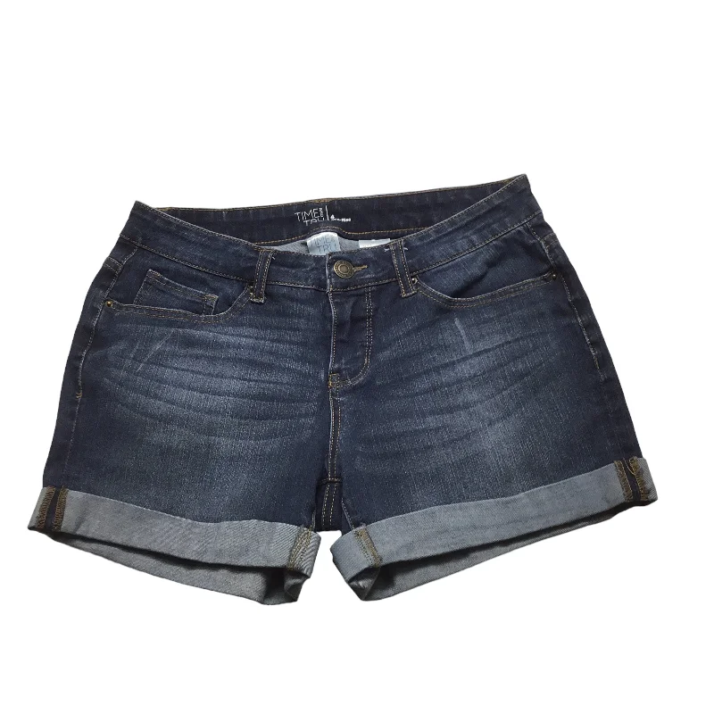 Blue Denim Shorts Time And Tru, Size 4 Elegant Men's Formal 