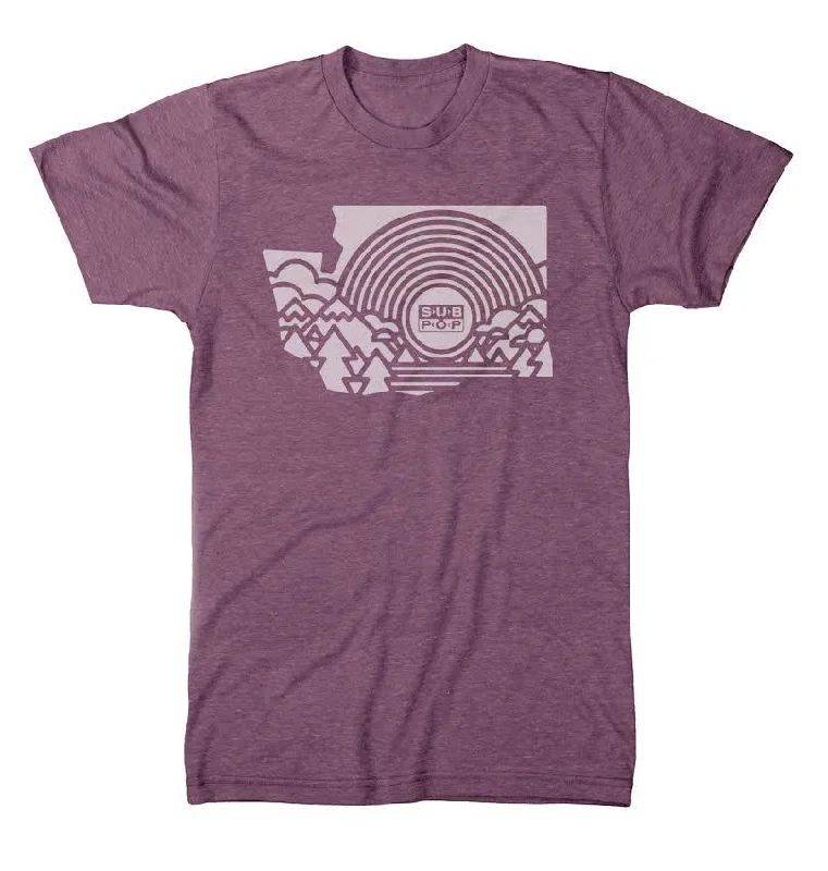 WA State Record Vintage Iris T-Shirt Tailored