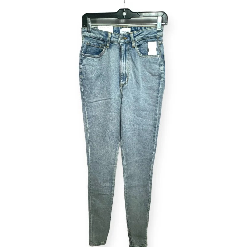 Blue Denim Jeans Skinny We Wore What, Size 0 Youthful Men's Anime