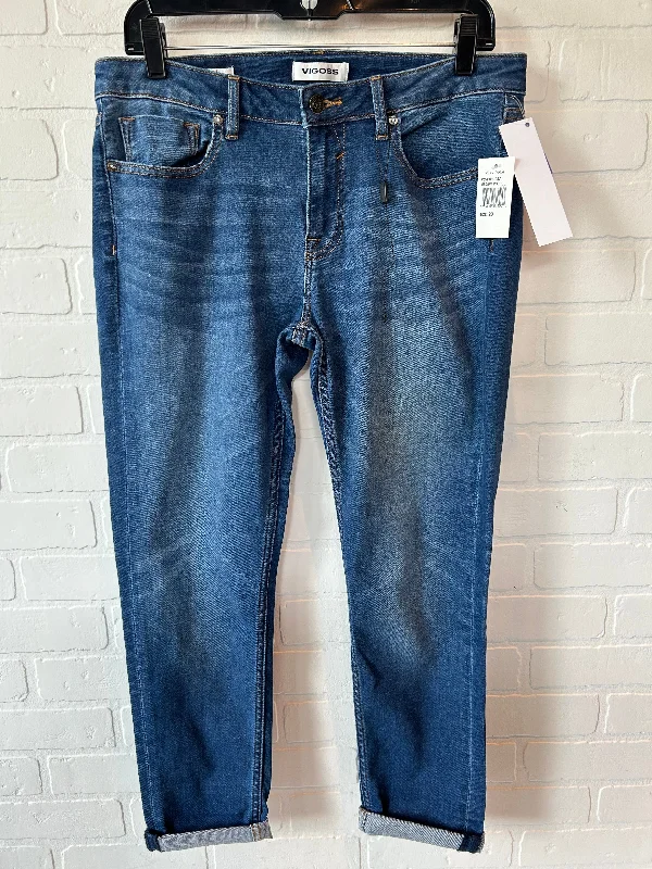 Blue Denim Jeans Boyfriend Vigoss, Size 6 Confident Men's Power