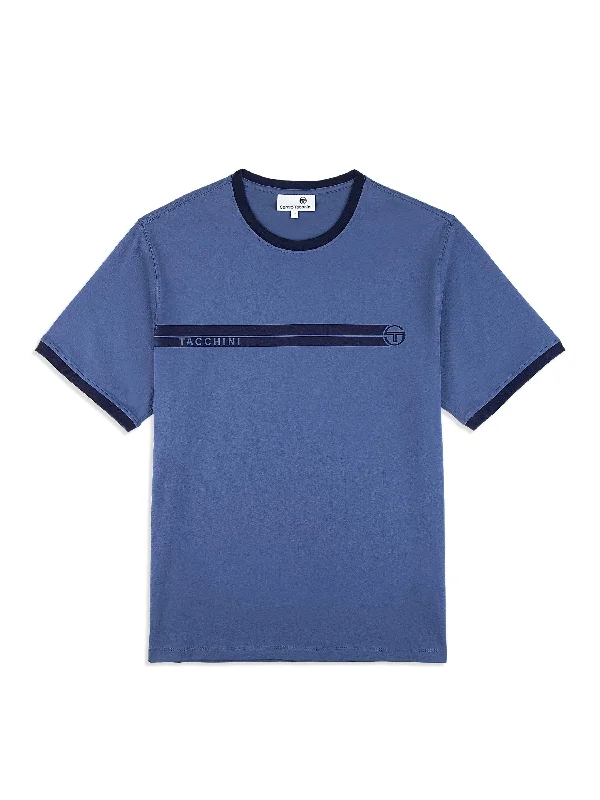 Leo T-Shirt- Blue Indigo Classic Men's Pin