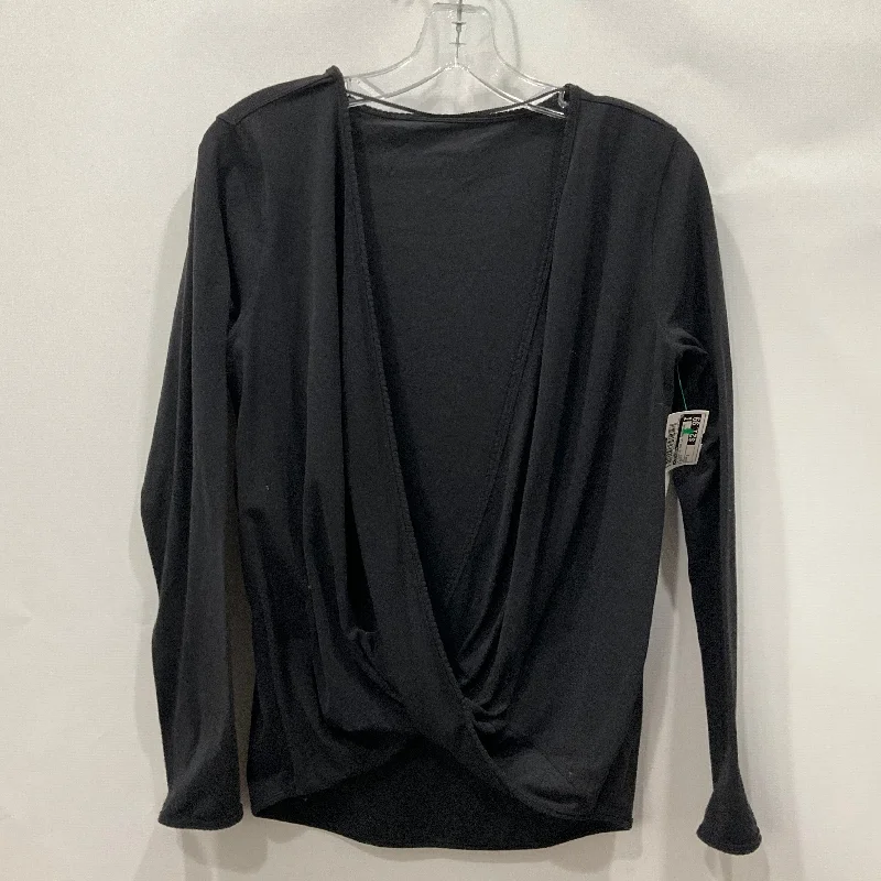 Athletic Top Long Sleeve Crewneck By Lululemon In Black, Size: 8 Edgy Men's Punk