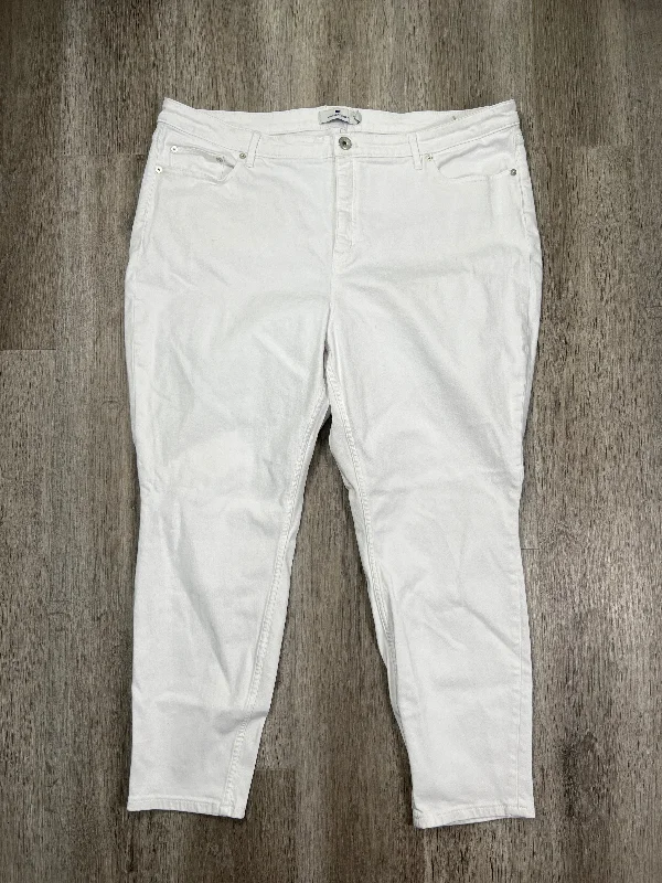 White Jeans Skinny Vineyard Vines, Size 24 Cozy Men's Winter