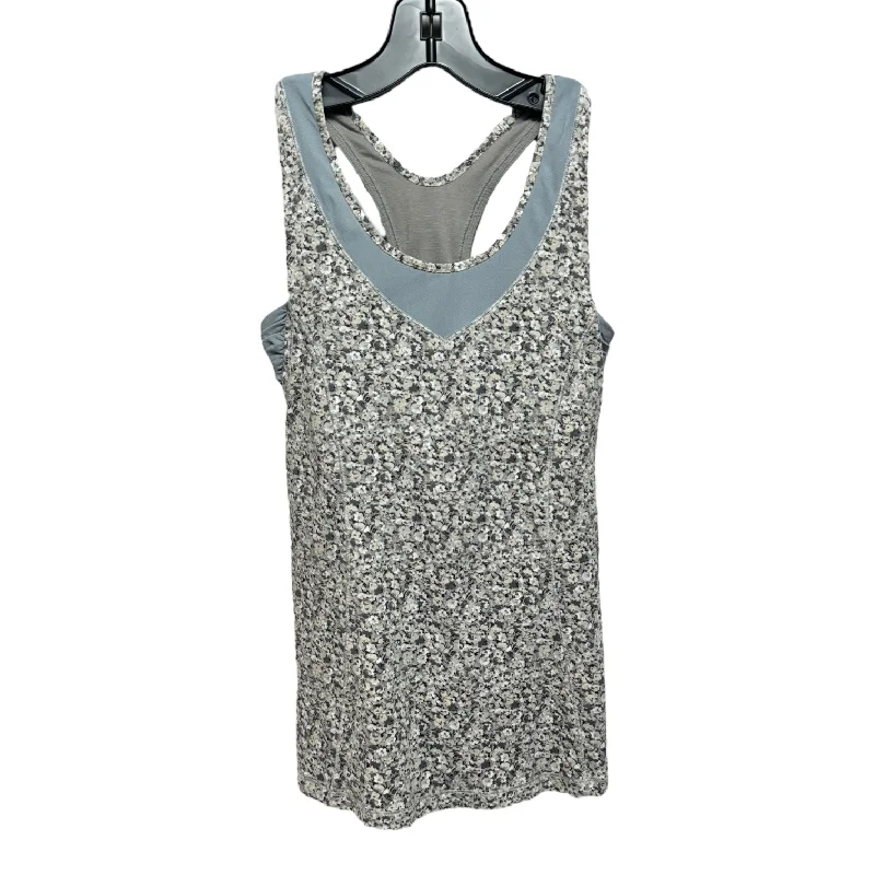 Athletic Tank Top By Lululemon In Grey, Size: 4 Confident Men's Power