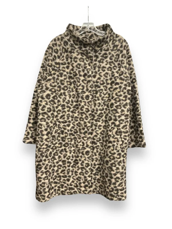 Coat Other By Christian Siriano In Animal Print, Size: 1x Sleek Men's Contemporary 