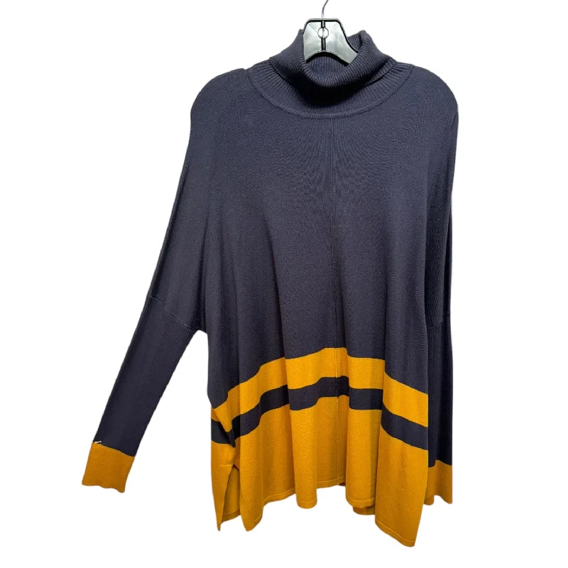 Sweater By Jones New York In Grey & Yellow, Size: M Confident Men's High