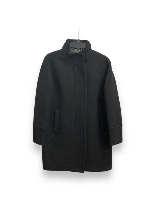 Coat Wool By J. Crew In Black, Size: Xsp Polished Men's Satin