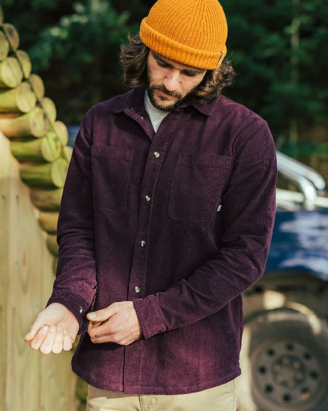 Backcountry Cord Shirt - Deep Plum Gym