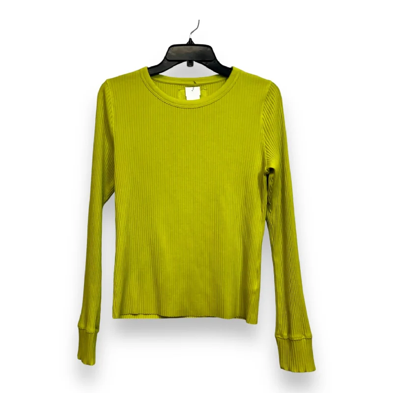 Top Long Sleeve By Aerie In Green, Size: L Business