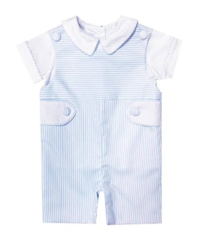 Boys Blue Stripe Overall Cozy Men's Winter