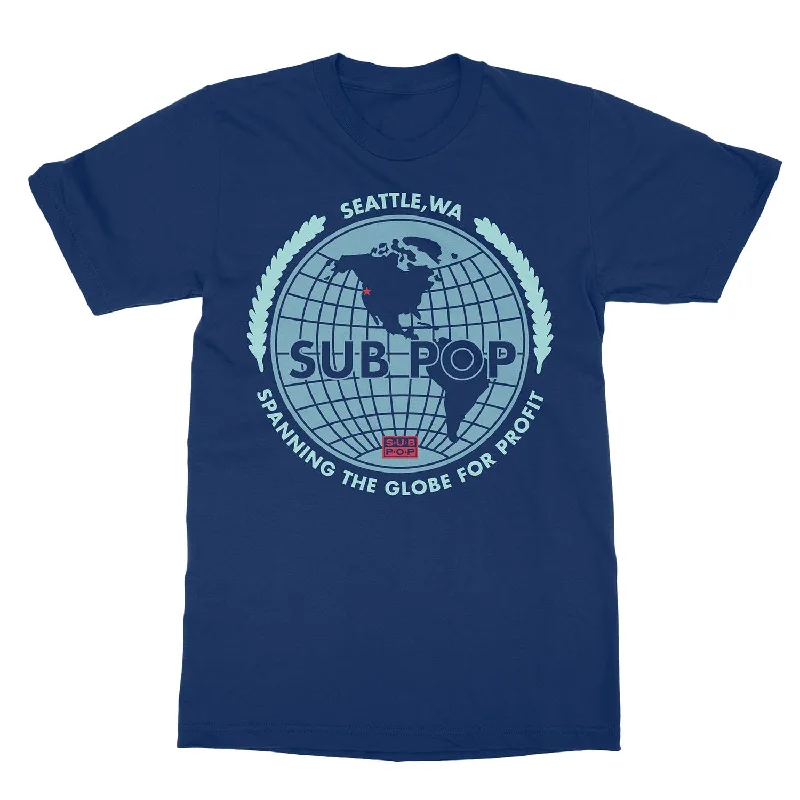 Spanning the Globe T-Shirt Refined Men's European