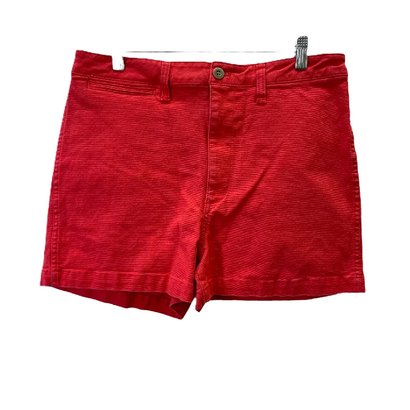 Red Shorts By Madewell, Size: 10 Modern Men's Geometric