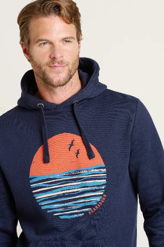 Sunset Hoodie Casual Men's Short